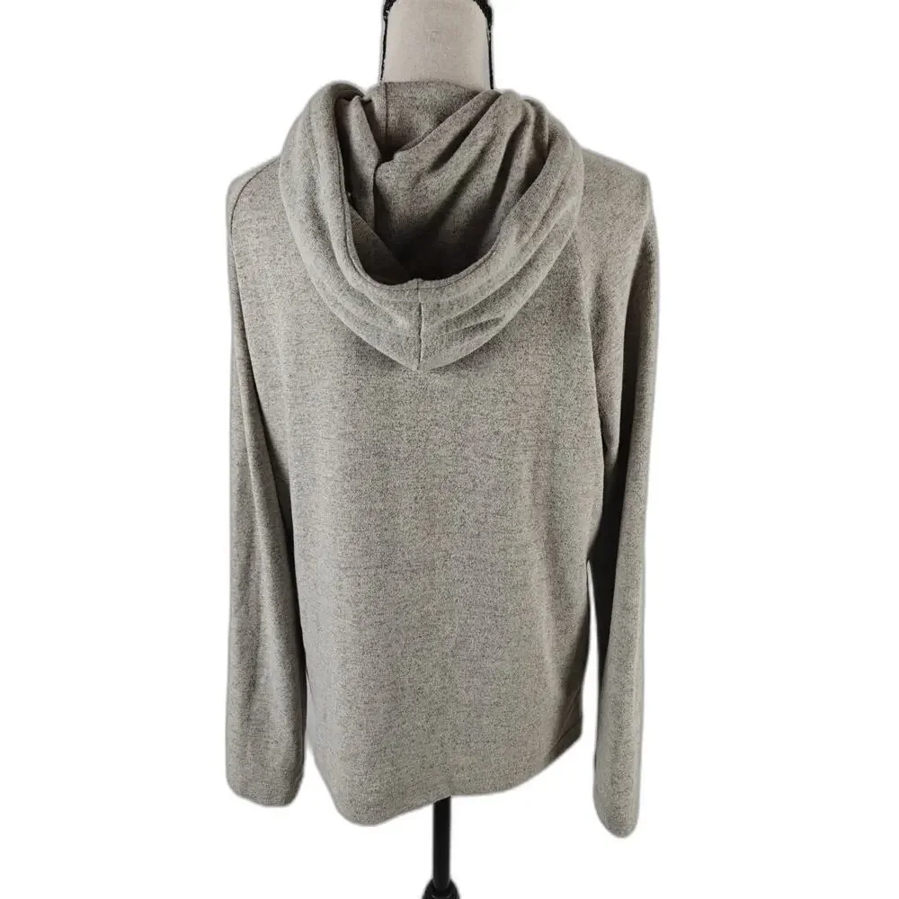 Women's Charles and a Half Pullover Hoodie Heather Beige XS